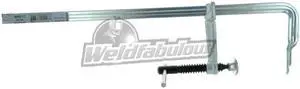 BESSEY MMS-12 12 in Bar Clamp Steel Handle and 2 1/4 in Throat Depth