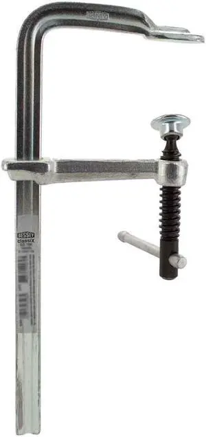 BESSEY GS20K 8 in Bar Clamp, Tempered Drop-Forged Steel Handle and 4 in Throat
