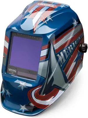 Lincoln Electric K3175-3 Viking 3350 Auto Darkening Welding Helmet, All American