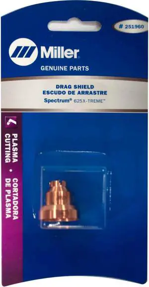 MILLER ELECTRIC 251960 Drag Shield,40 AMP,For XT40