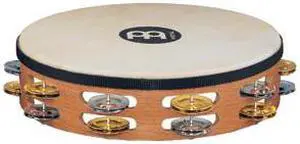 Meinl Headed Recording-Combo Tambourines - 2 Rows - Super Natural