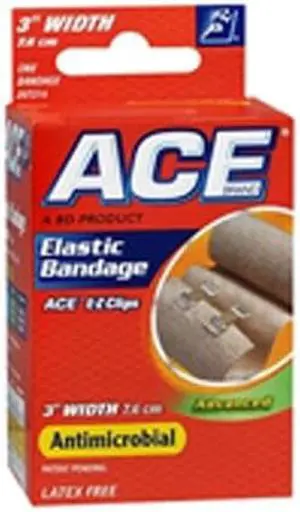 Ace Elastic Bandage with Clips 3 Inch