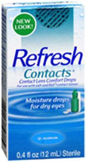 Refresh Contacts Contact Lens Comfort Moisture Drops - 0.4 oz