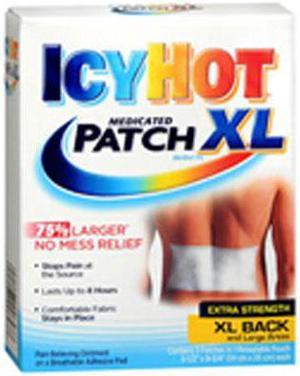 Icy Hot Medicated Patch, Extra Strength, XL, 3 ct.
