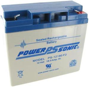 Power-Sonic 12V/18AH Sealed Lead Acid Battery w/ F2 Terminal
