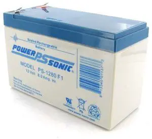 Power-Sonic PS-1280 F1 Sealed Lead Acid Battery