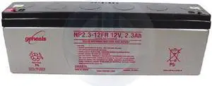 Yuasa NP2.3-12FR 12V 2.3Ah Sealed Lead Acid Battery (Flame Retardant)