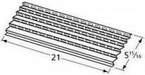 Music City Metals 94091 Stainless Steel Heat Plate Replacement for Select Viking Gas Grill Models