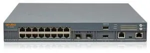 HPE Aruba 7010 (US) 16p 150W PoE+ 10/100/1000BASE-T 1G BASE-X SFP 32 AP and 2K Clients Controller