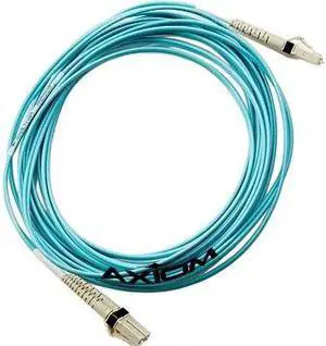 Axion LCLC10GA-8M-AX Axiom Fiber Optic Duplex Network Cable - Fiber Optic for Network Device - 26.25 ft - 2 x LC Male Network - 2 x LC Male Network - Aqua