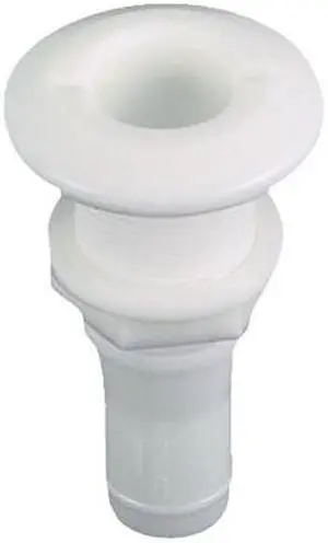PERKO 3/4 THRU-HULL FITTING F/ HOSE PLASTIC