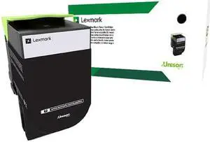 Lexmark 70C1HK0B Lexmark 70C1HK0 Black High Yield Return Program Toner