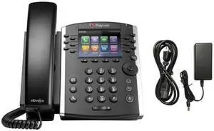 Polycom VVX 411 with Power Adapter VVX 411 12-line Desktop Phone