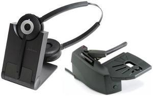 Jabra PRO 920 Duo Wireless Headset w/ GN1000 Remote Handset Lifter