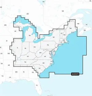 Navionics Plus NAUS007R US East - MicroSD Card Navionics NAUS007R U.S. East - MicroSD Card