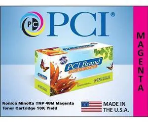 Premium Compatibles Toner Cartridge - Alternative for Konica Minolta (TNP-48M) - Magenta - TAA Compliant