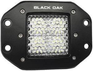 Black Oak LED Pro Series 2 Inch Flush Mounted Flood Light - Black Pro Series 2 Inch Flush Mounted Flood Light