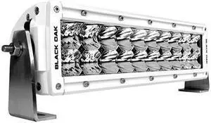 Black Oak LED Pro Series Double Row Combo 10 Inch Light Bar - White Pro Series Double Row Combo 10 Inch Light Bar
