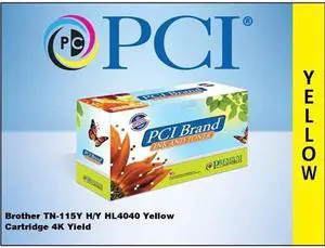 Premium Compatibles TN115YPC Toner Cartridge - Replacement for Brother - Yellow