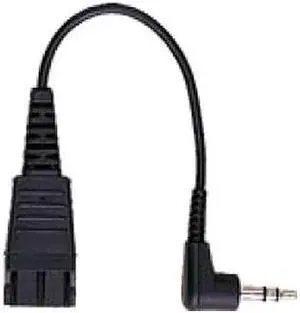Jabra 8734-749 QD to 3.5 mm Stereo Plug connection Cord for Biz & GN Headset Models