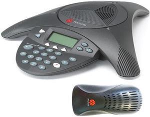 Polycom SoundStation2 2200-16000-001 Conference Phone with Caller ID - LCD Display - 1 x RJ-11