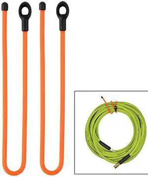 NITE IZE GEAR TIE LOOPABLE TWIST TIE 24" ORANGE 2PK GLL24-31-2R6