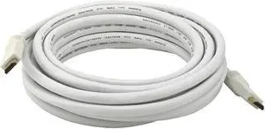 Monoprice Commercial Series Standard HDMI Cable, 1080i @ 60Hz, 4.95Gbps, 24AWG, CL2, 20ft, White