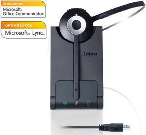 Jabra PRO 930 MS Mono Wireless Headset 930-65-503-105, Optimized for Microsoft Office Communicator
