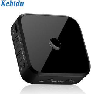 Kebidu TX16 Wireless Adapter Apt-x HIFI Bluetooth Receiver Transmitter Audio 3.5mm SPDIF Optical Fiber for Smartphone PC TV Hot