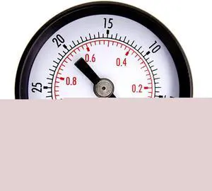 1Pcs Double Scale Vacuum Manometer Mini Dial Air Vacuum Pressure Gauge Meter Stable Performance Pressure Gage High Quality