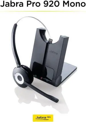 Jabra PRO 920 Mono Wireless Headset 920-65-508-105 with SafeTone Technology