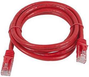 Monoprice Cat5e Ethernet Patch Cable - 5 Feet - Red | Network Internet Cord - Snagless RJ45, Stranded, 350Mhz, UTP, Pure Bare Copper Wire, 24AWG - Flexboot Series