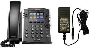 Polycom VVX 410 with Power Adapter 12-line Mid-Range Business Media Phone