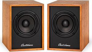 Electrohome Huntley Powered Bookshelf Speakers with Built-in Amplifier and 3" Drivers for Turntable, TV, PC and Wireless Music Streaming featuring Bluetooth 5, RCA and Aux (EB10)