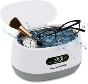 Magnasonic Ultrasonic Cleaner - 20oz Tank Ultrasonic Jewelry Cleaner & Ultrasonic Retainer Cleaner, Digital Timer, 5 Cleaning Modes for Glasses, Rings, Dentures, Tools, Aligners (UC22)