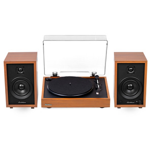 Bluetooth Vinyl Record Player – 3-Speed Belt Driven Turntable With 5W Speakers – Model JBC-02