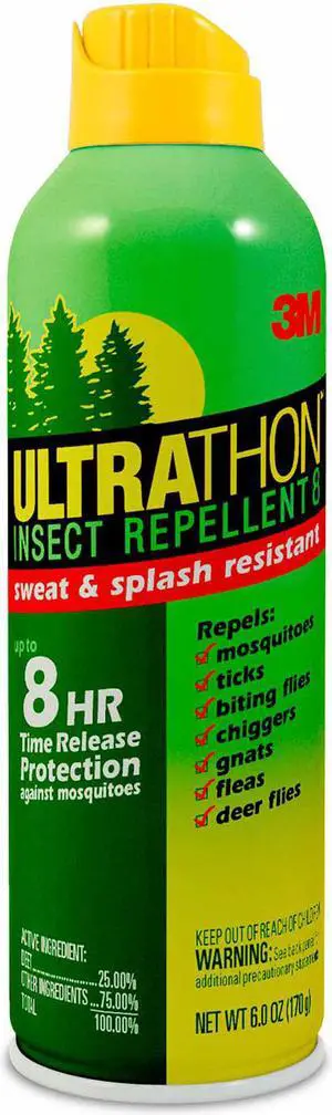 3M Ultrathon Insect Repellent - Aerosol Spray 25% DEET 8 hours protection