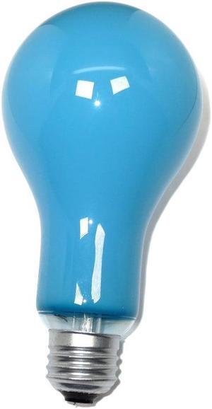EBW PS25 B2 500W 120V E26 Medium Base Blue Incandescent Bulb