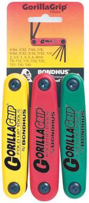 Bondhus Fold-Up Tool Triple Pack  12533