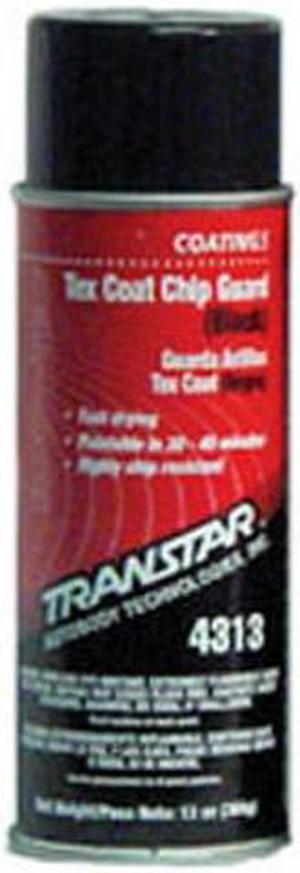 Transtar 4313 Tex Coat Chip Guard-Black, 16 Oz. Aerosol