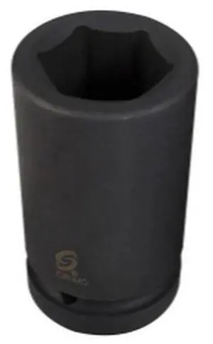SOC 3-7/8 1"D IMP 6PT DP BLK