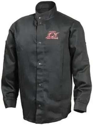 STEINER 1160-L Welding Jacket, Black, Cotton, L