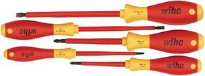 Wiha 32091 5 Piece Insulated Slotted/Phillips Screwdriver Set