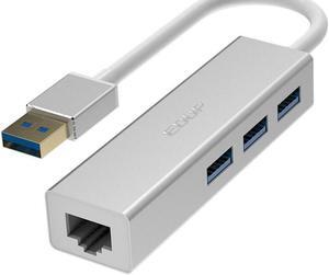 EP-9606 Gigabit Ethernet Adapter USB Hub 3.0 Lan Wired Network Card Rj45 Port Splitter For Computer