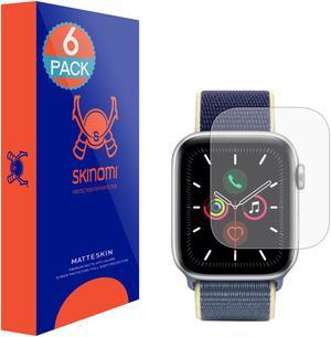 Skinomi Matte Screen Protector Compatible with Apple Watch Series 6 (40mm)(6-Pack) Anti-Glare Matte Skin TPU Anti-Bubble Film