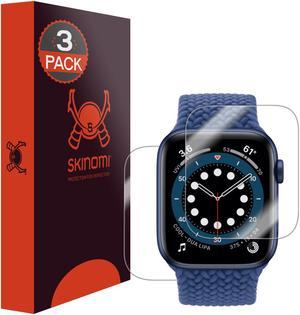 Skinomi Full Body Skin Protector Compatible with Apple Watch SE (40mm)(3-Pack)(Screen Protector + Back Cover) TechSkin Full Coverage Clear HD Film