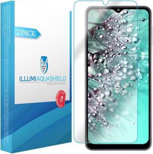 ILLUMI AquaShield Screen Protector Compatible with Samsung Galaxy A32 (6.5 inch) (2-Pack) No-Bubble High Definition Clear Flexible TPU Film