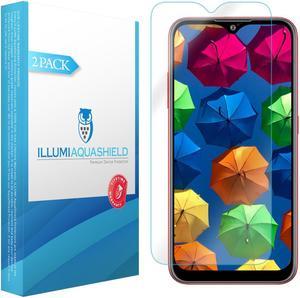 ILLUMI AquaShield Screen Protector Compatible with Samsung Galaxy A01 (2020) (2-Pack) No-Bubble High Definition Clear Flexible TPU Film
