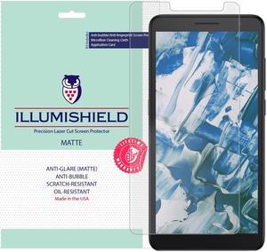 iLLumiShield Matte Screen Protector Compatible with Alcatel Apprise (3-Pack) Anti-Glare Shield Anti-Bubble and Anti-Fingerprint PET Film