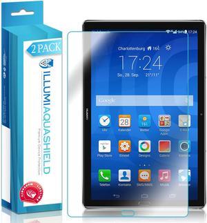 ILLUMI AquaShield Screen Protector Compatible with Huawei MediaPad M5 10 (2-Pack) No-Bubble High Definition Clear Flexible TPU Film